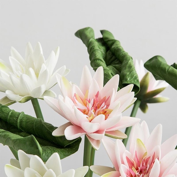 Shop FloralGoods Artificial Lotus Flower Stem 12" Tall
